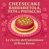 Cheesecake di Barbabietola, Feta e Pistacchi: il piatto che chiede attenzione